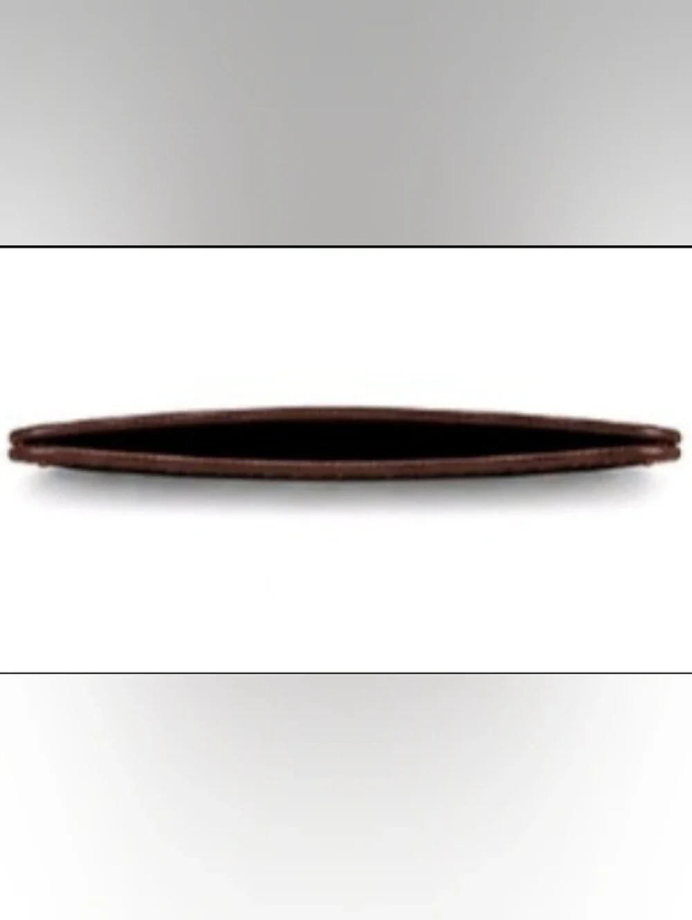 Leather Card Holder - Brown Slim Wallet for Men